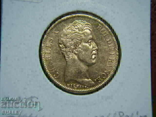 40 de franci 1828 A Franța (Franța) /1/ - AU (aur) - 6