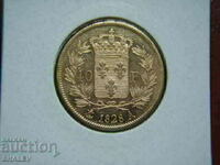 40 Francs 1828 A France (40 франка Франция) - AU (злато)