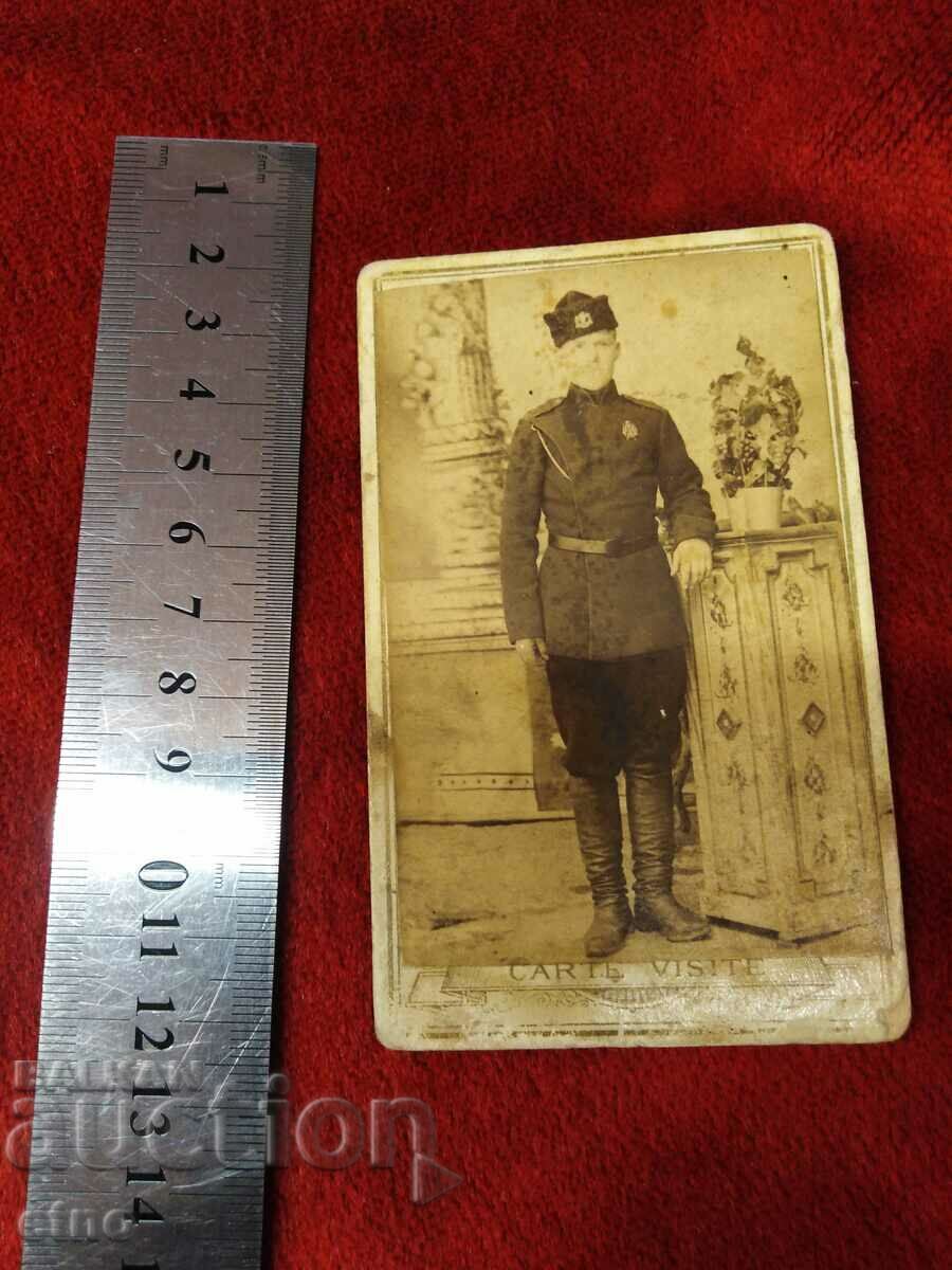 Delivery of 1894 ROYAL PHOTO CARDBOARD -Uniform, cadet Delivery of 1894 ROYAL PHOTO CARDBOARD -Uniform, cadet