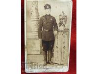 1894 CARTON FOTO REGAL -Uniforma, cadet