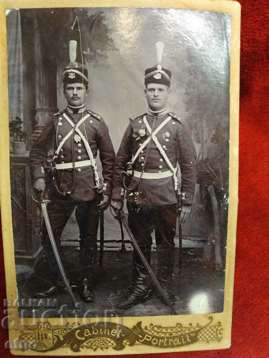 1900 ROYAL PHOTO ΧΑΡΤΟ - ΦΥΛΑΚΕΣ, Στολή, πούλια, σπαθί
