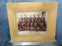 1900 CARTON FOTO REGAL - Regimentul 3 de cavalerie, uniformă, dame
