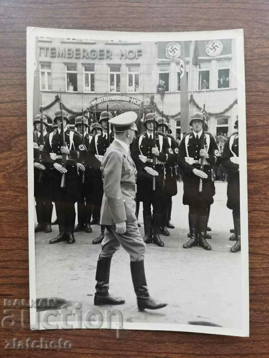 Original photo Adolf Hitler - graph paper 1938 with price 40.00 BGN | € 20.45