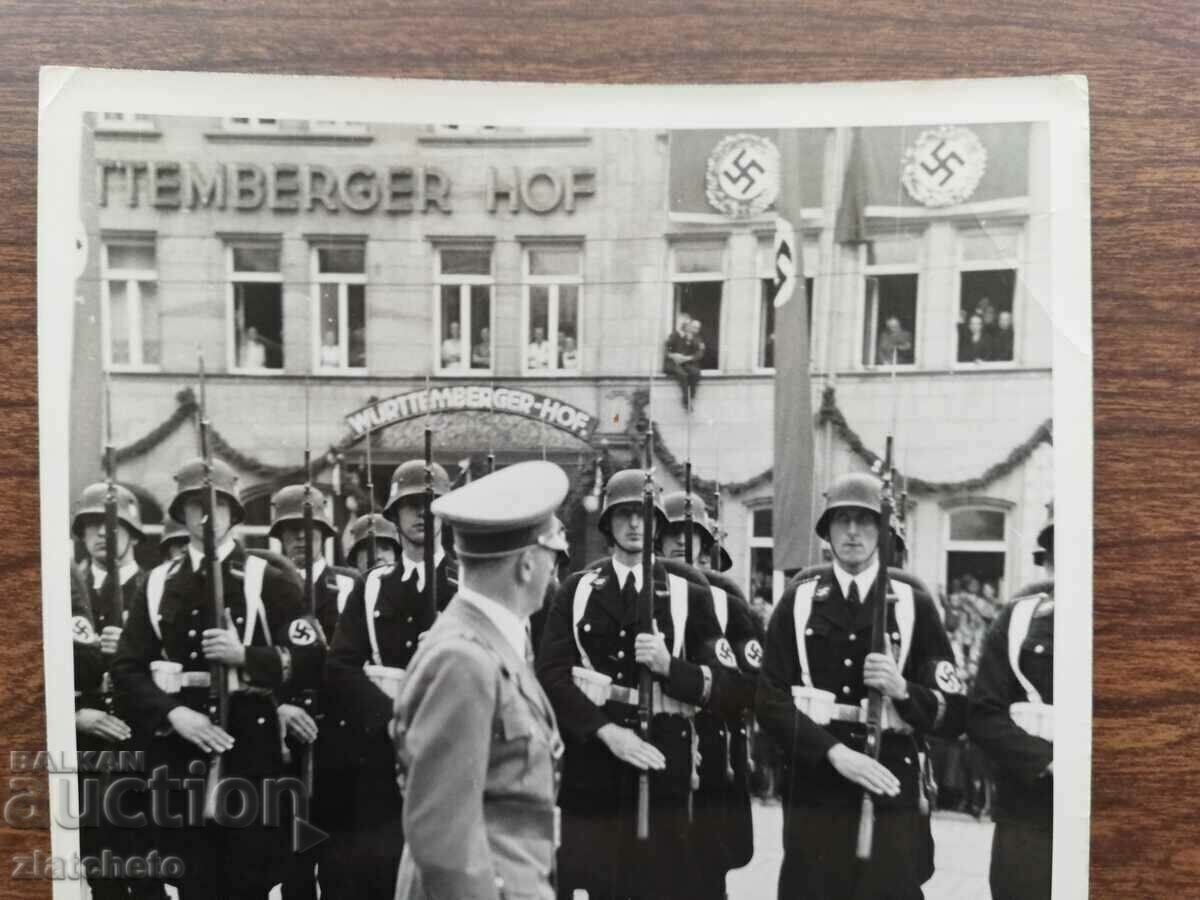 Auction  Original photo Adolf Hitler - graph paper 1938