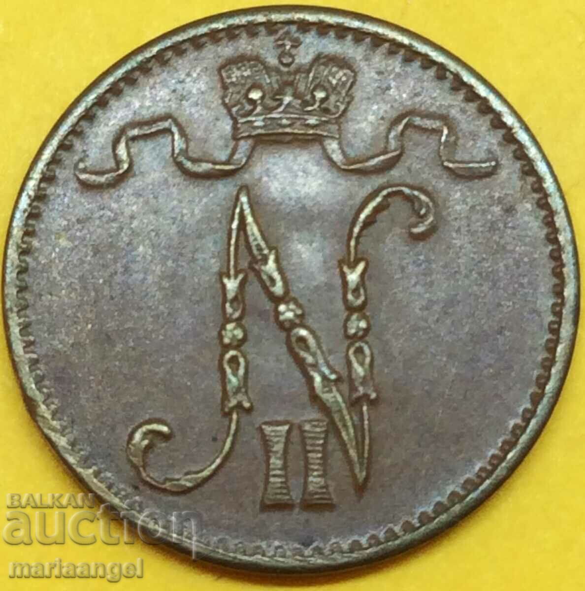 Rusia către Finlanda 1 penny 1915