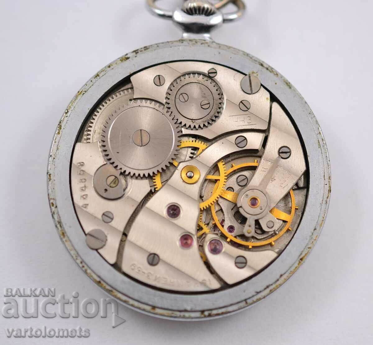 Delivery of Pocket watch MOLNIJA MOLNIJA 15 stones - works Delivery of Pocket watch MOLNIJA MOLNIJA 15 stones - works