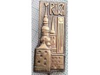 13077 Badge - city of Riga Latvia