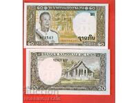 LAOS LAO 20 Kip issue issue 1963 NEW UNC