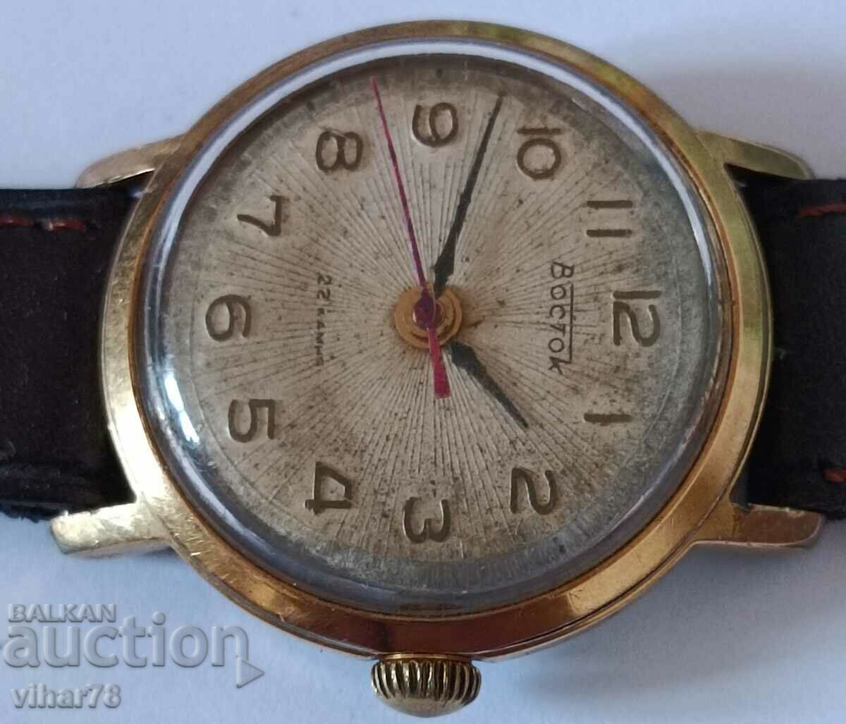 GOLD 20 MICRON MEN'S WATCH VOLNA-VOLNA-EAST with price 139.99 BGN | € 71.58 GOLD 20 MICRON MEN'S WATCH VOLNA-VOLNA-EAST with price 139.99 BGN | € 71.58