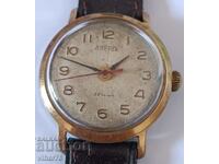 ПОЗЛАТЕН 20 МИКРОНА МЪЖКИ ЧАСОВНИК ВОЛНА-VOLNA-ВОСТОК