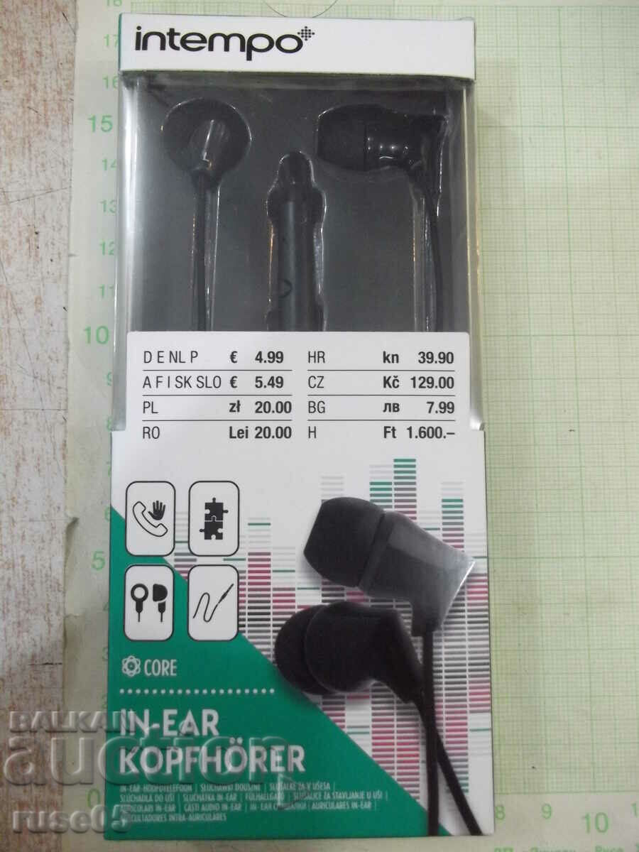 Headphones "intempo" new with price 5.00 BGN | € 2.56