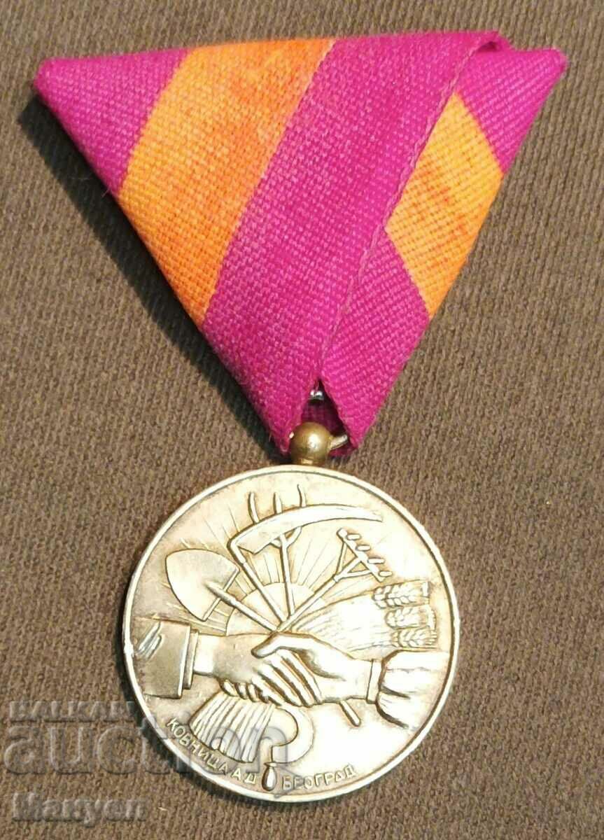 Много рядък Сръбски  медал.