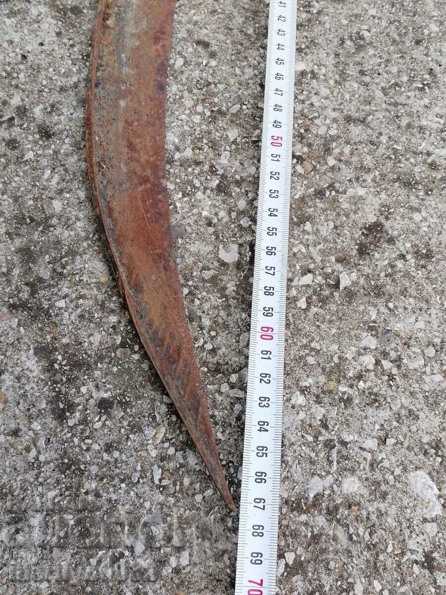 Delivery of Old forged mowing hair, wrought iron USSR NOT USED