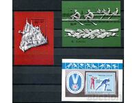 USSR MnH - 3 καθαρά μπλοκ, αθλήματα, Ολυμπιακοί Αγώνες