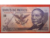 Bancnota de 20 pesos Mexic