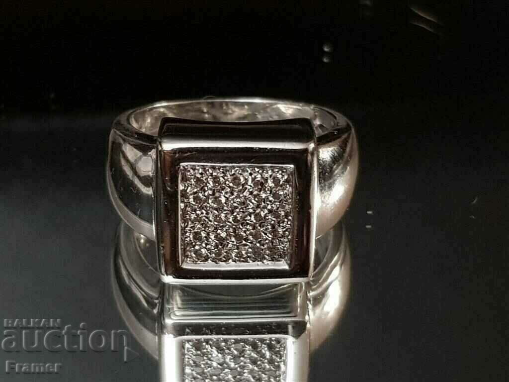 Auction GOLD 18K DIAMOND DIAMOND STYLE RING WHITE GOLD Auction GOLD 18K DIAMOND DIAMOND STYLE RING WHITE GOLD