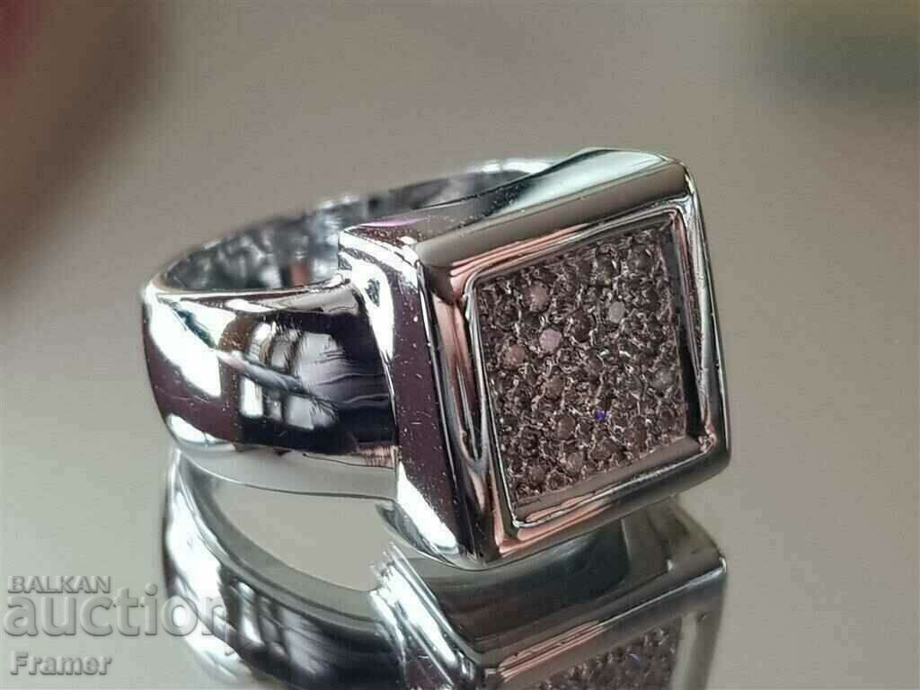 GOLD 18K DIAMOND DIAMOND STYLE RING WHITE GOLD - 5 GOLD 18K DIAMOND DIAMOND STYLE RING WHITE GOLD - 5