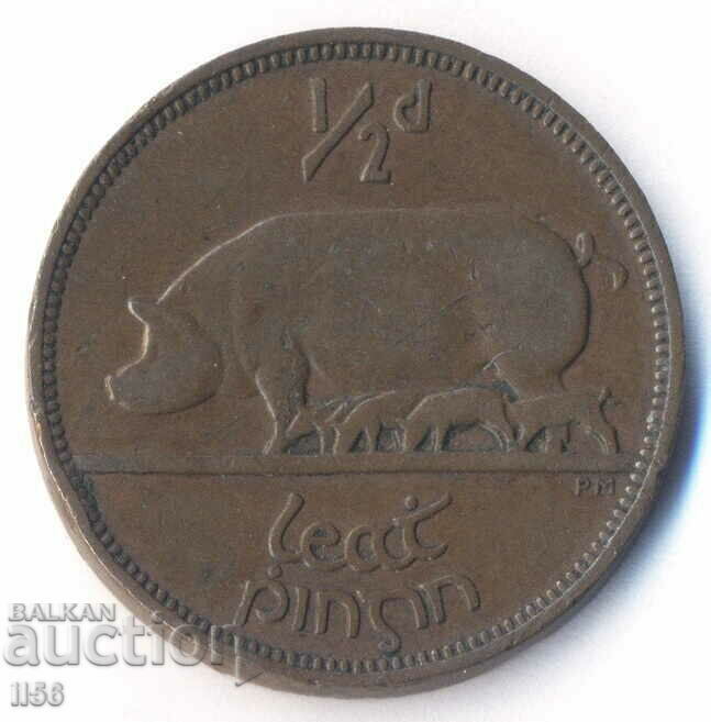 Irlanda - 1/2 penny 1933 - rar
