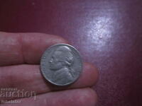 1959 год 5 цента буква D  САЩ