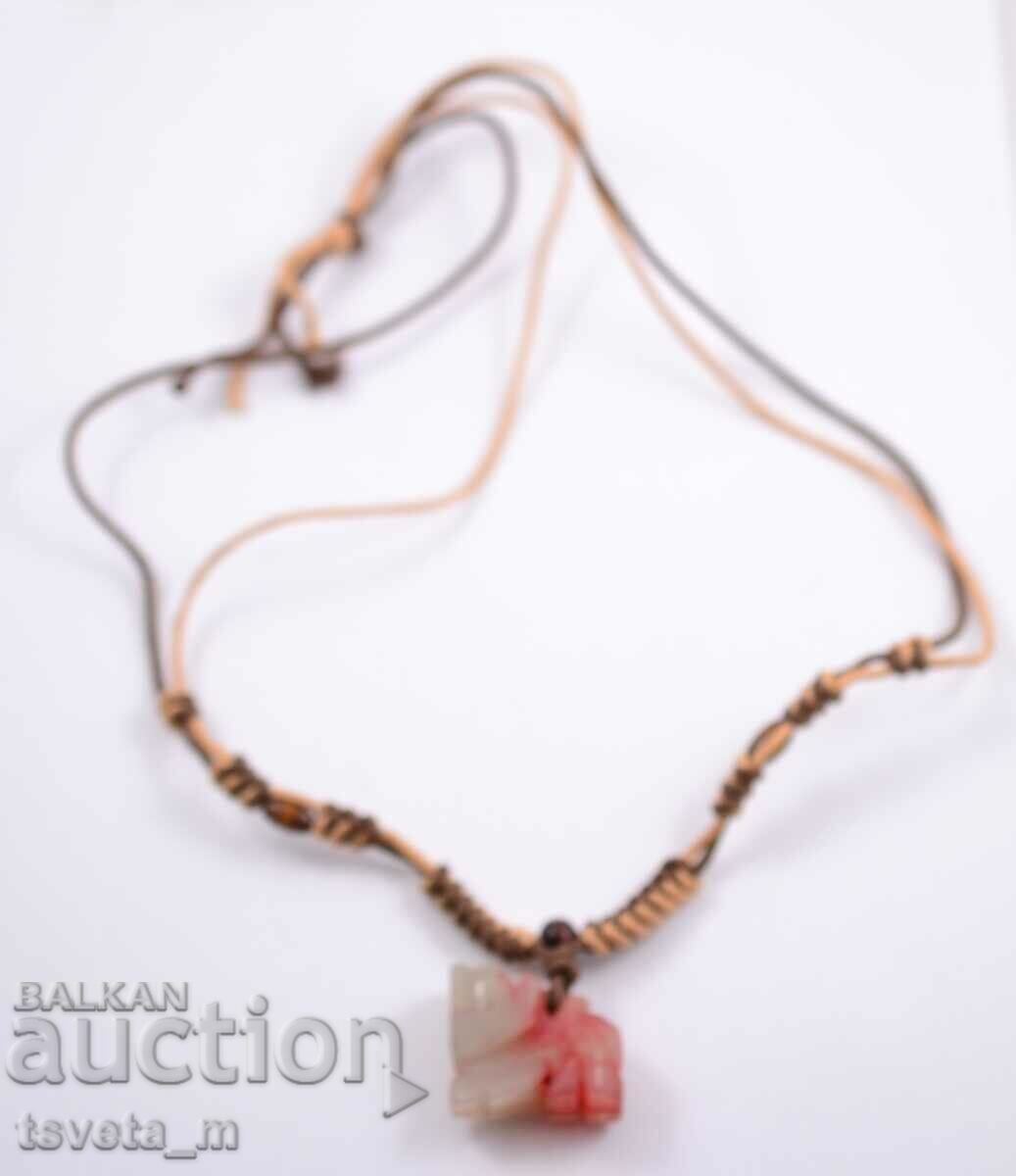 Auction Gerdan, necklace with natural stone Auction Gerdan, necklace with natural stone