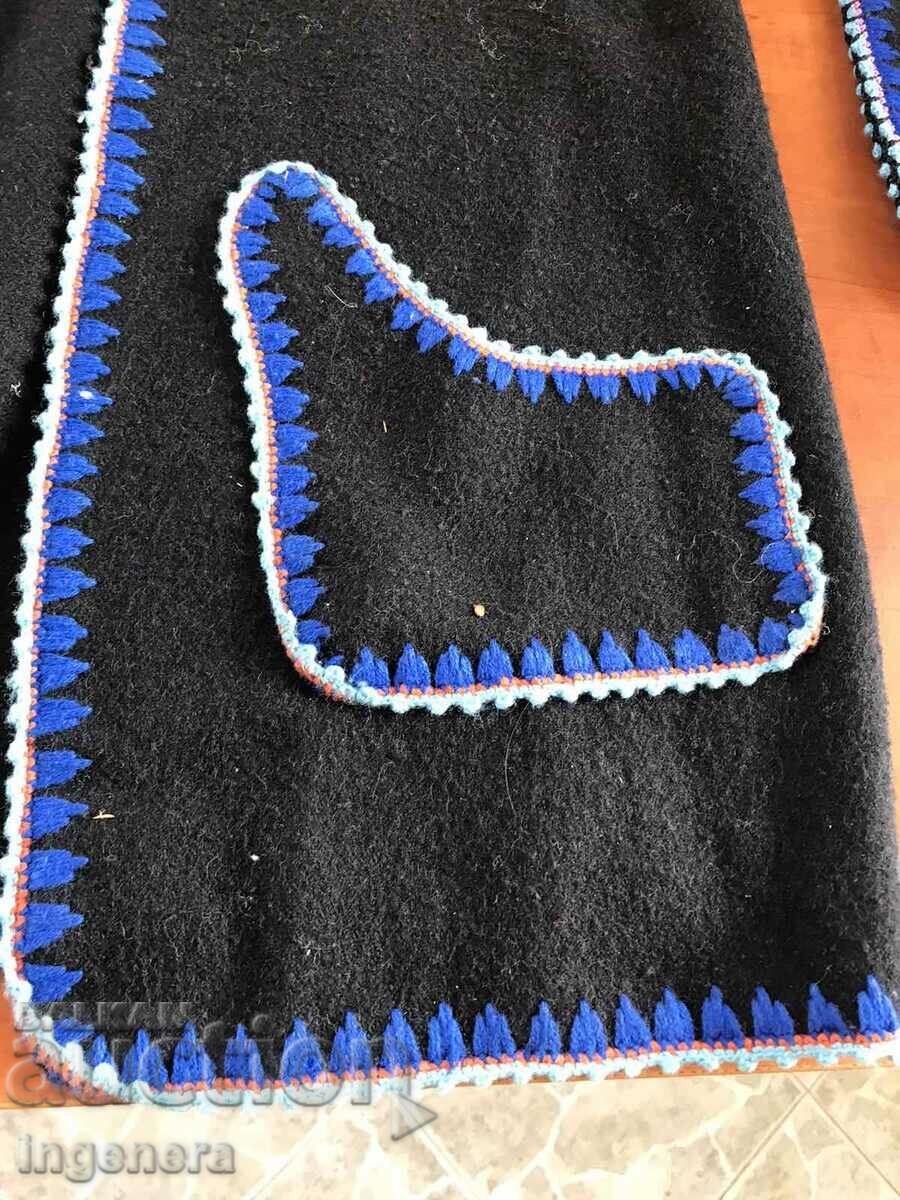 Auction  WEAR JACKET VEST VEST WOOL HAND EMBROIDERED-ETHNIC