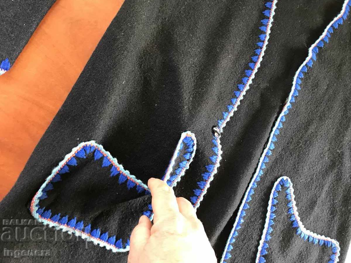 Delivery of WEAR JACKET VEST VEST WOOL HAND EMBROIDERED-ETHNIC