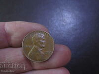 1965 год 1 цент САЩ