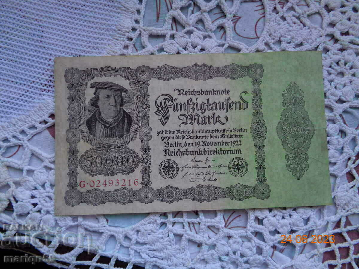 bancnota Germania - 1922 bancnota Germania - 1922