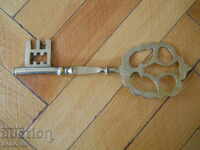 large bronze key
