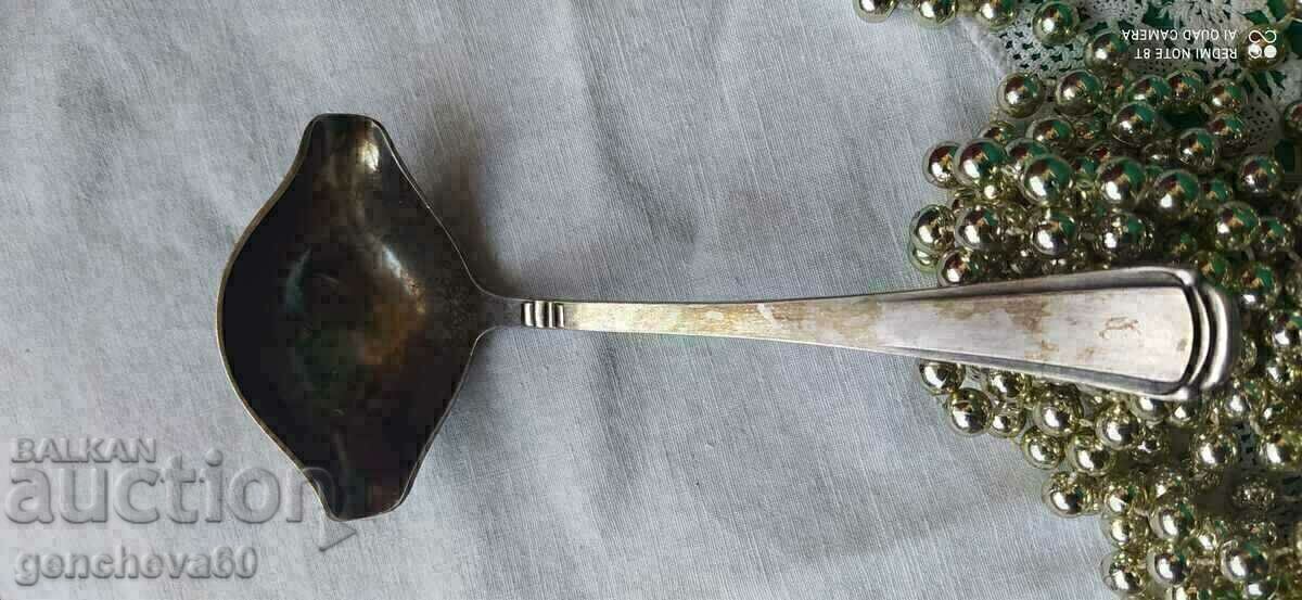 Vintage επάργυρη κουτάλα/ετικέτα σάλτσας - 5 Vintage επάργυρη κουτάλα/ετικέτα σάλτσας - 5