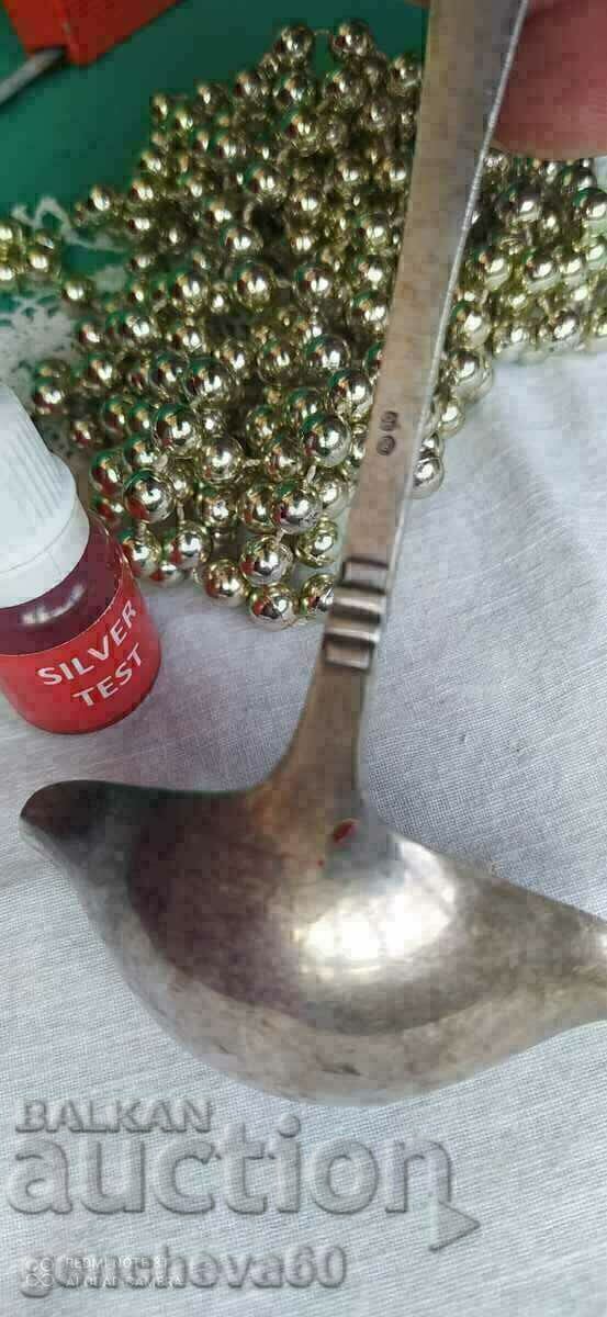 Vintage επάργυρη κουτάλα/ετικέτα σάλτσας - 7 Vintage επάργυρη κουτάλα/ετικέτα σάλτσας - 7