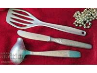 Vintage aluminum kitchen utensils