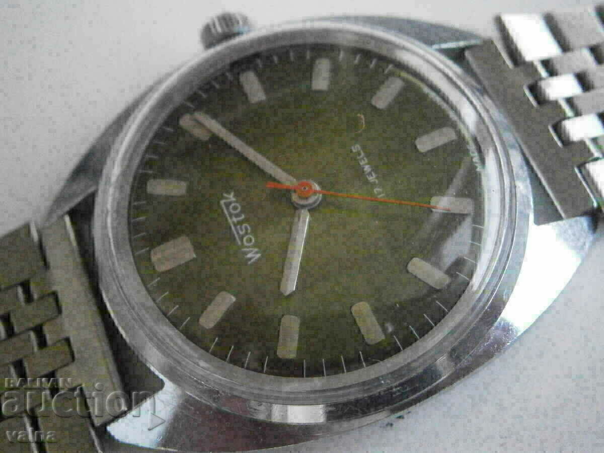 WOSTOK, made in USSR-commander's machine; rare CB, like new! with price 90.00 BGN | € 46.02 WOSTOK, made in USSR-commander's machine; rare CB, like new! with price 90.00 BGN | € 46.02
