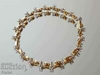 AUR 18K cu 20 DIAMANTE Brățară elegantă și elegantă