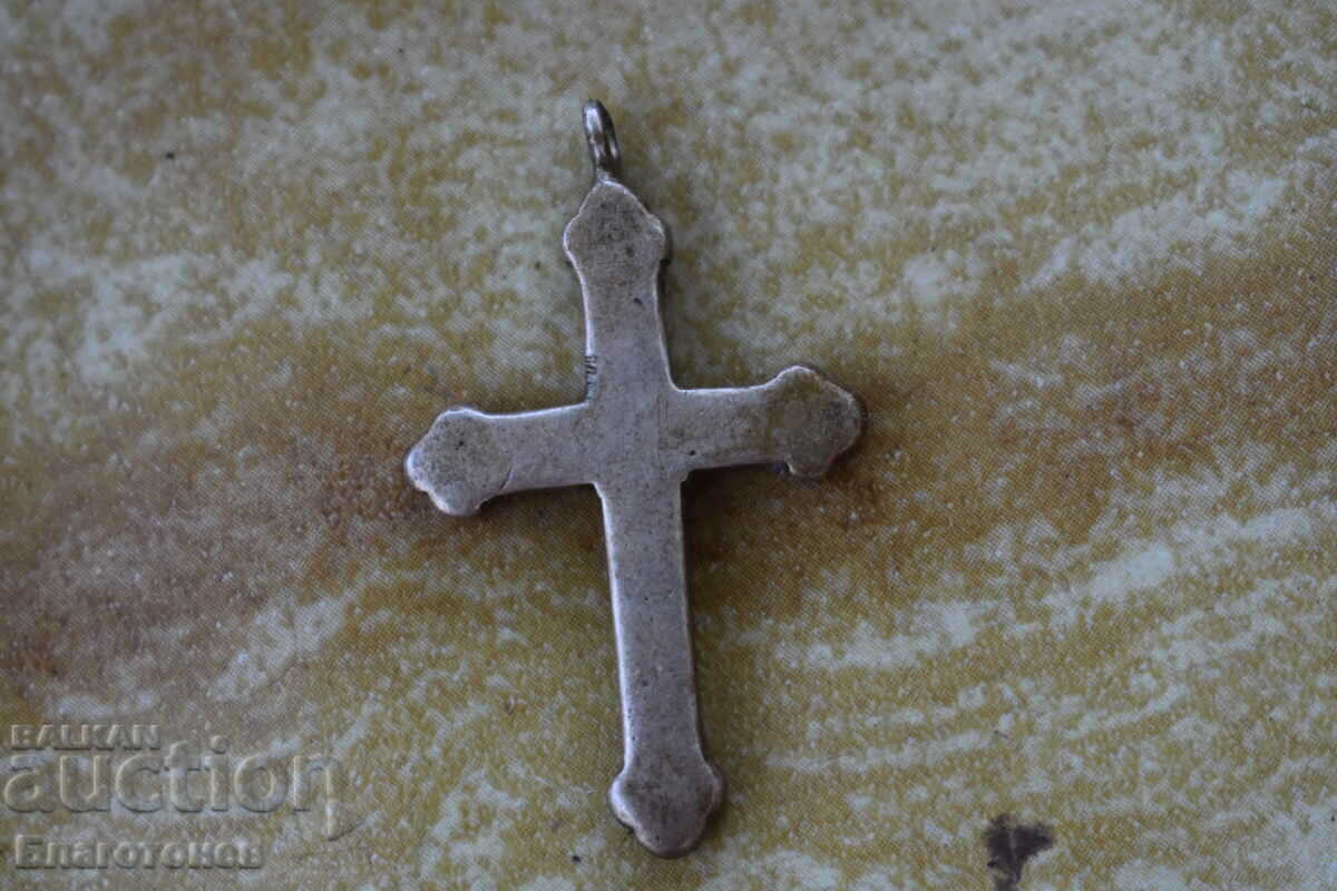Old authentic part of an encolpion cross