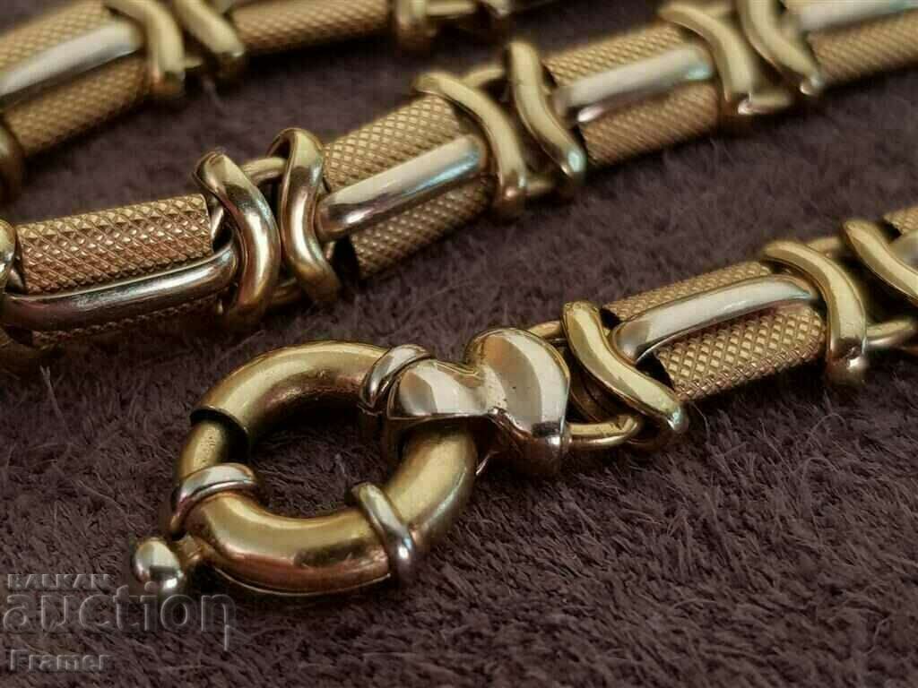 LANȚ ȘI BrăȚĂRĂ AUR DE 18K ELEGANT ELEGANT - 5