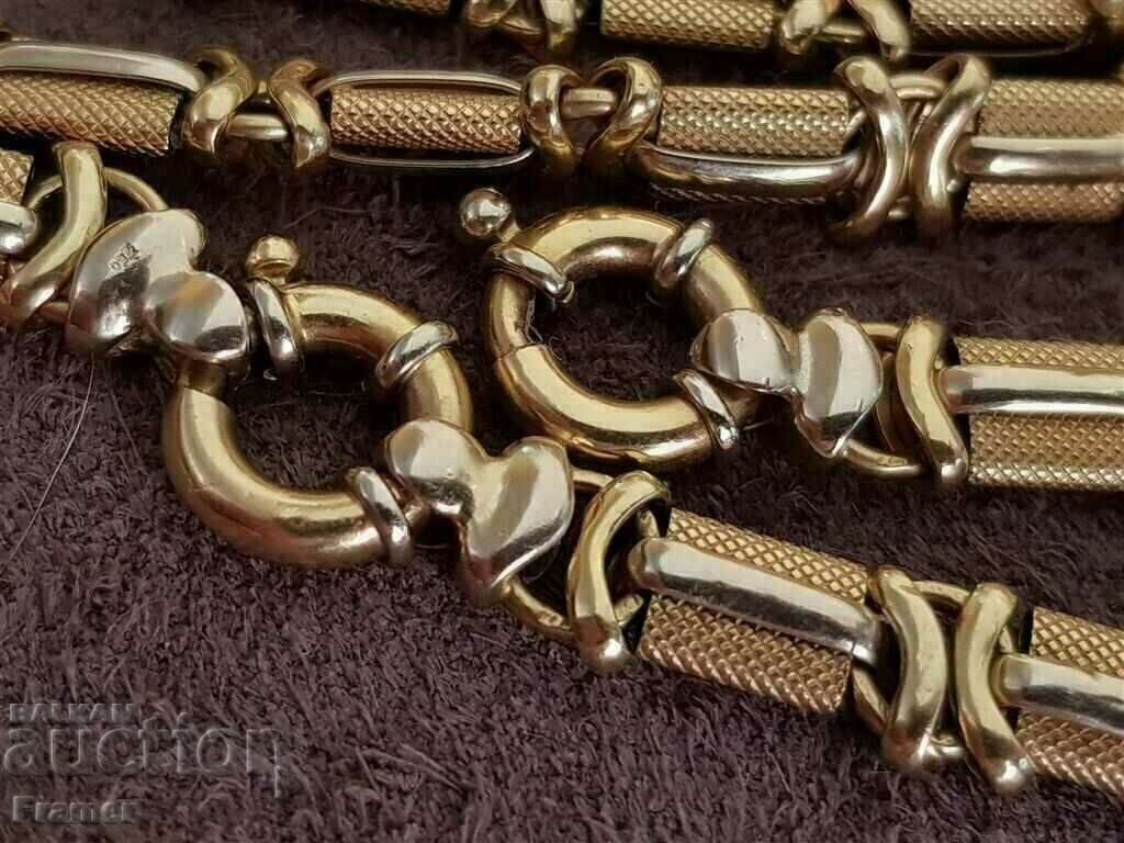 LANȚ ȘI BrăȚĂRĂ AUR DE 18K ELEGANT ELEGANT - 6