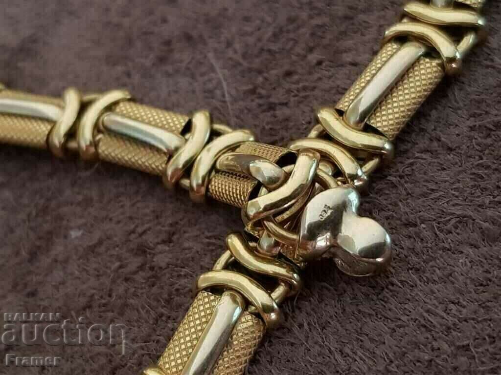 LANȚ ȘI BrăȚĂRĂ AUR DE 18K ELEGANT ELEGANT - 7