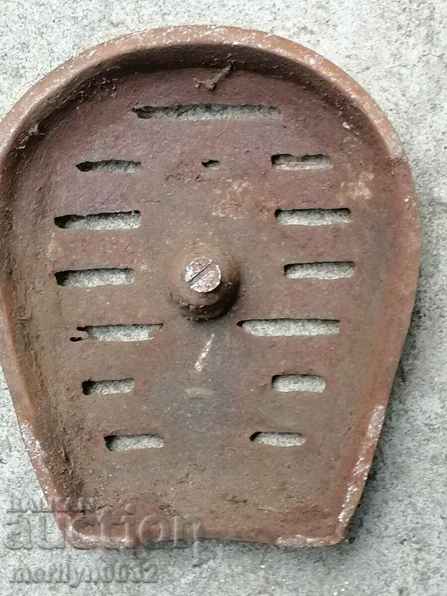 Cast iron emblem from an old German HAMONA stove - 5