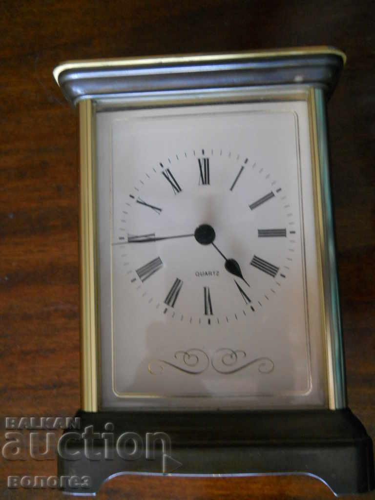 vintage quartz table clock "St. Michael" - Germany