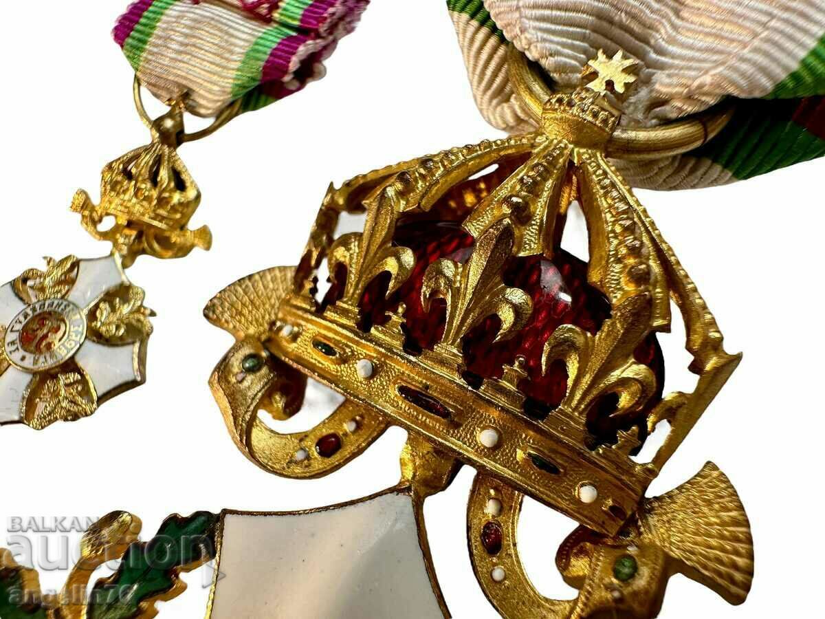 Delivery of Order of Civil Merit 4th degree+miniature Delivery of Order of Civil Merit 4th degree+miniature