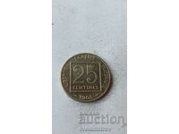 France 25 centime 1903