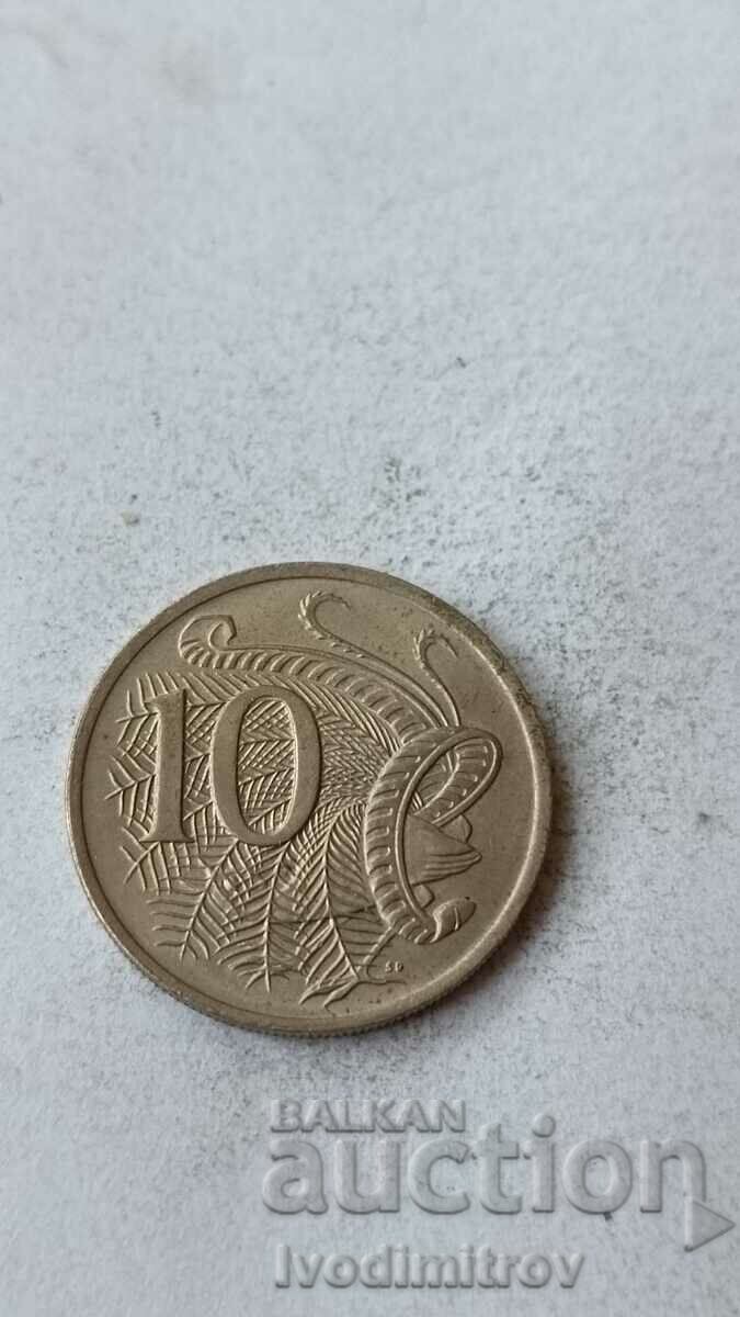 Австралия 10 цента 1974