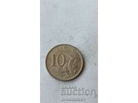 Австралия 10 цента 1974