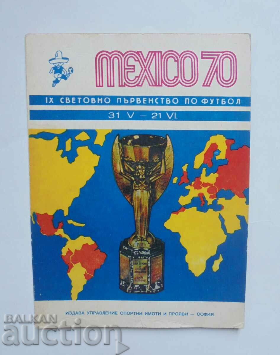 Soccer program Mexico 1970 World Cup