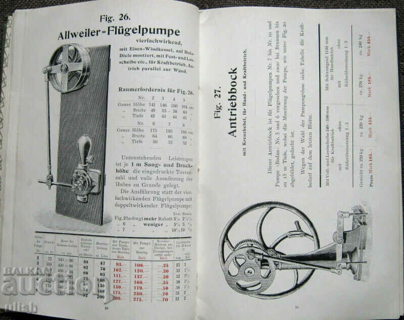 1909 Pumpen Fabrik Gotthard ALLWEILER pumps catalog - 5 1909 Pumpen Fabrik Gotthard ALLWEILER pumps catalog - 5