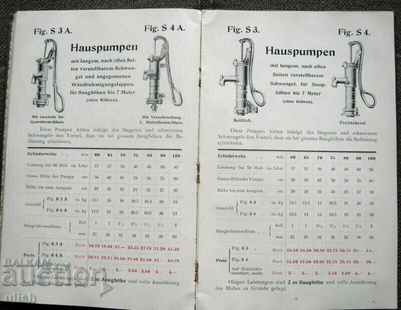 1909 Pumpen Fabrik Gotthard ALLWEILER pumps catalog - 6 1909 Pumpen Fabrik Gotthard ALLWEILER pumps catalog - 6