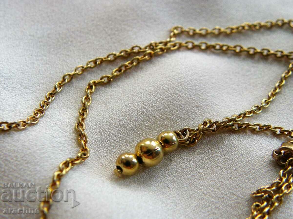 Delivery of Gold plated silver necklace