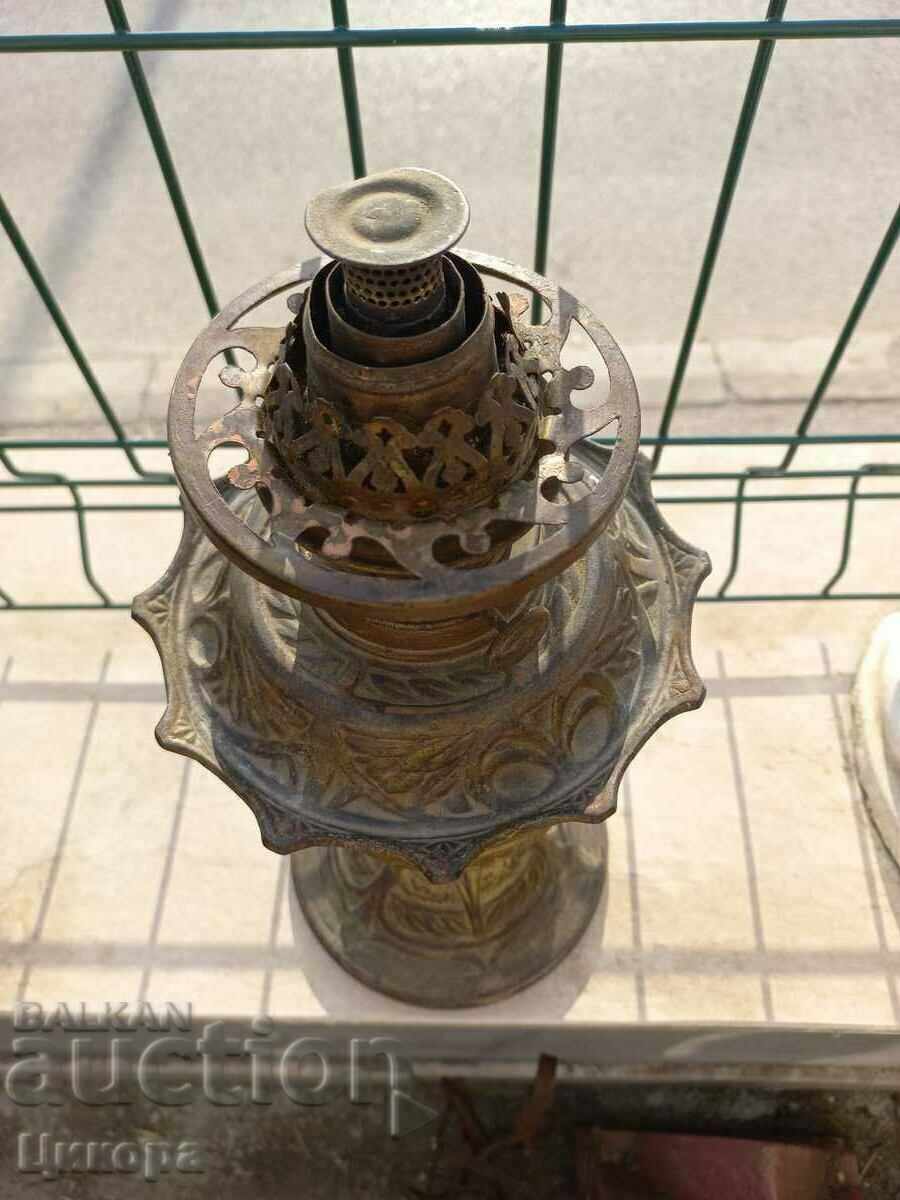 OLD GAS LAMP DITMAR LANTERN - 7