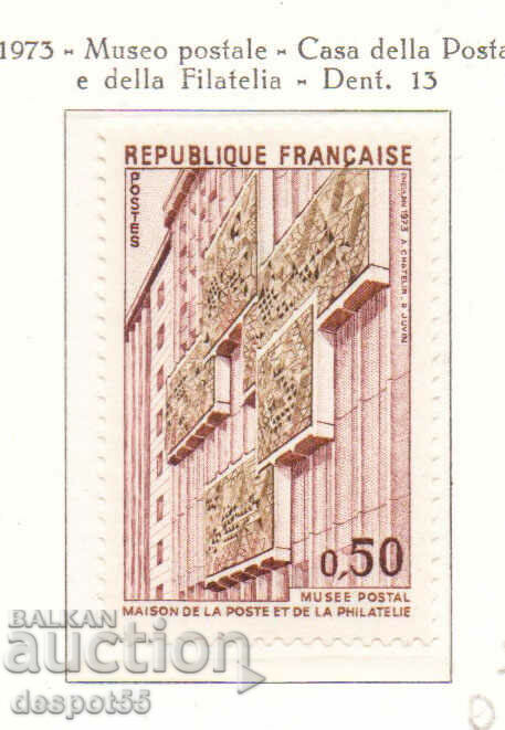 1973. Франция. Откриване на новата сграда на пощенския музей
